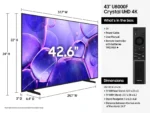 image showing samsung 43U8000F