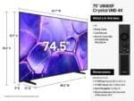 Samsung 75" Class U8000F Crystal UHD 4K Smart TV (2025) - Image 2