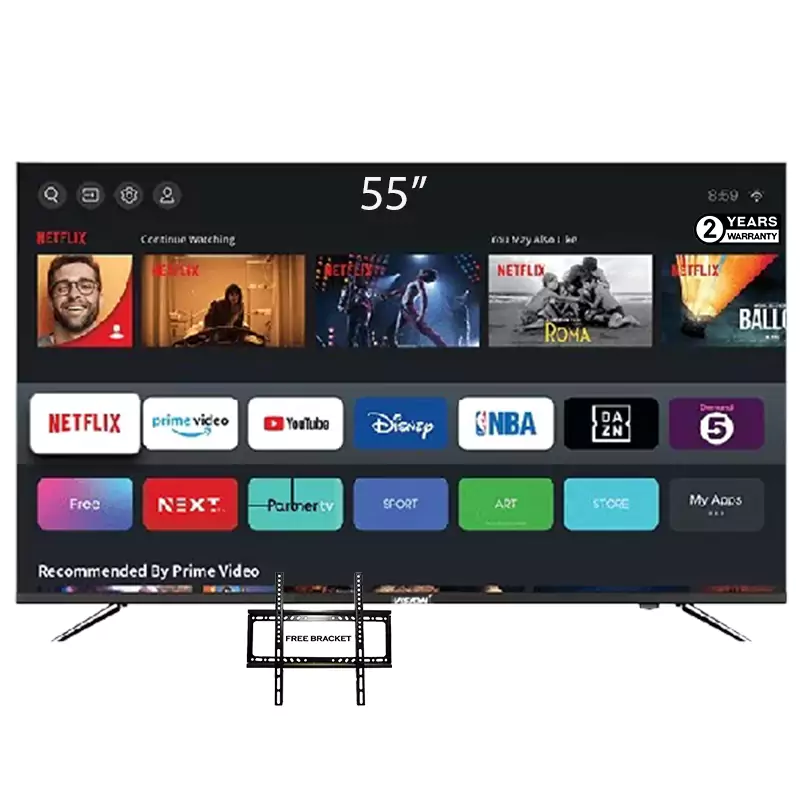Vision Plus 55-inch VP8855KV Vision Plus 55-inch VP8855KV 4K Frameless Smart TV