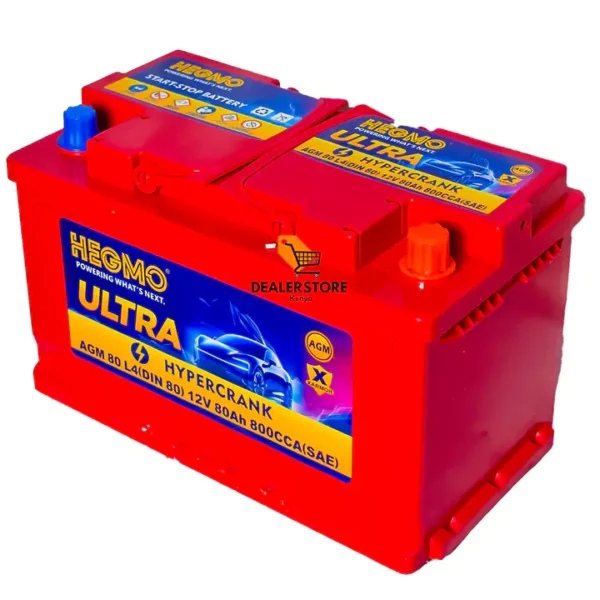 Hegmo AGM80 L4 (DIN80) 12V 80Ah 800CCA Start-Stop Car Battery