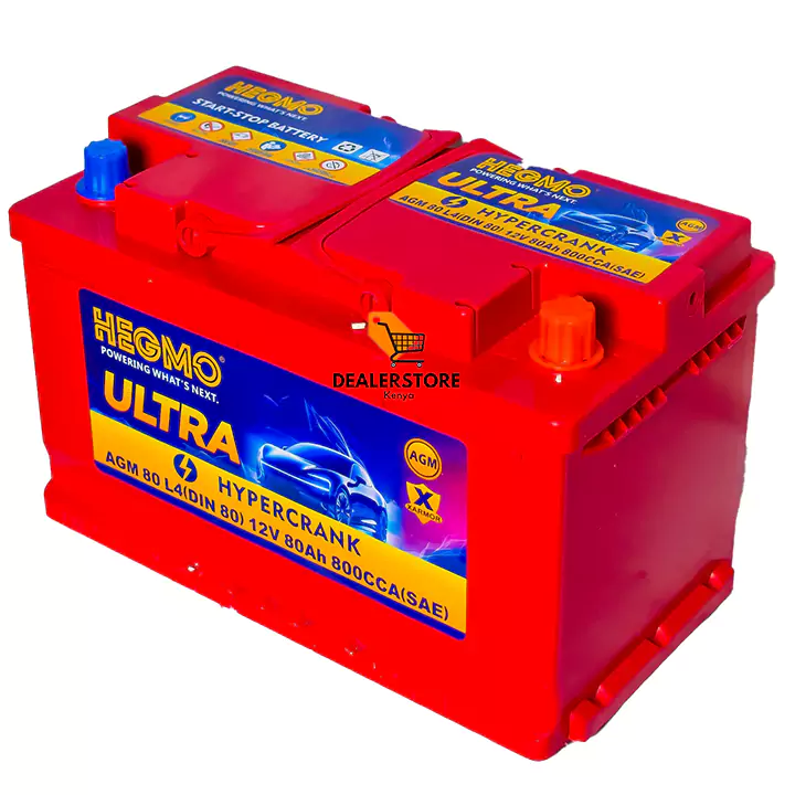 Hegmo AGM80 L4 (DIN80) 12V 80Ah 800CCA Start-Stop Car Battery