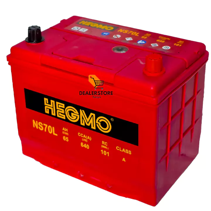 Hegmo NS70L Car Battery red