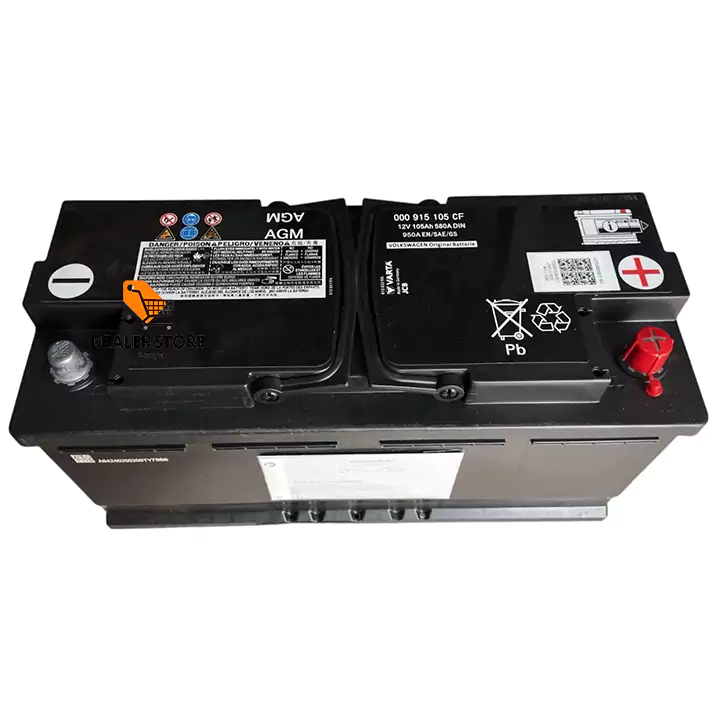 Volkswagen OEM AGM DIN105 12V 105Ah 950CCA Car Battery