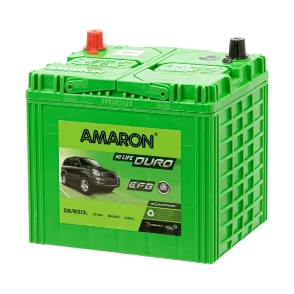 Amaron EFB Q85 90D23L 12V 70AH 660CCA Car Battery