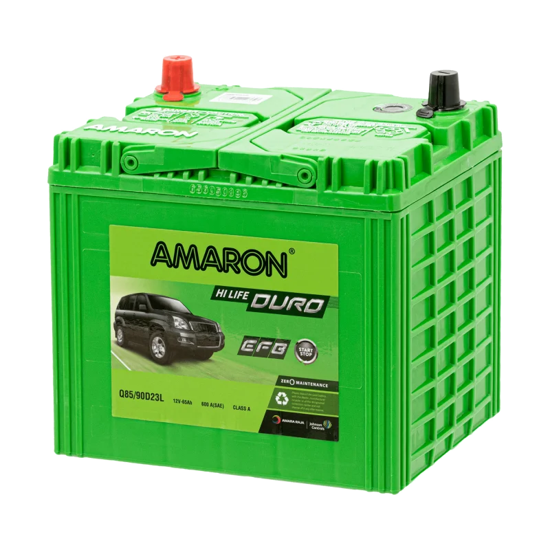 Amaron EFB Q85 90D23L 12V 70AH 660CCA Car Battery