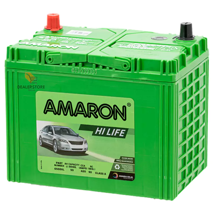 Amaron NS4012V 35Ah 335CCA Car Battery