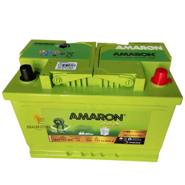 Amaron PRO DIN74 12V 74Ah 690CCA Car Battery