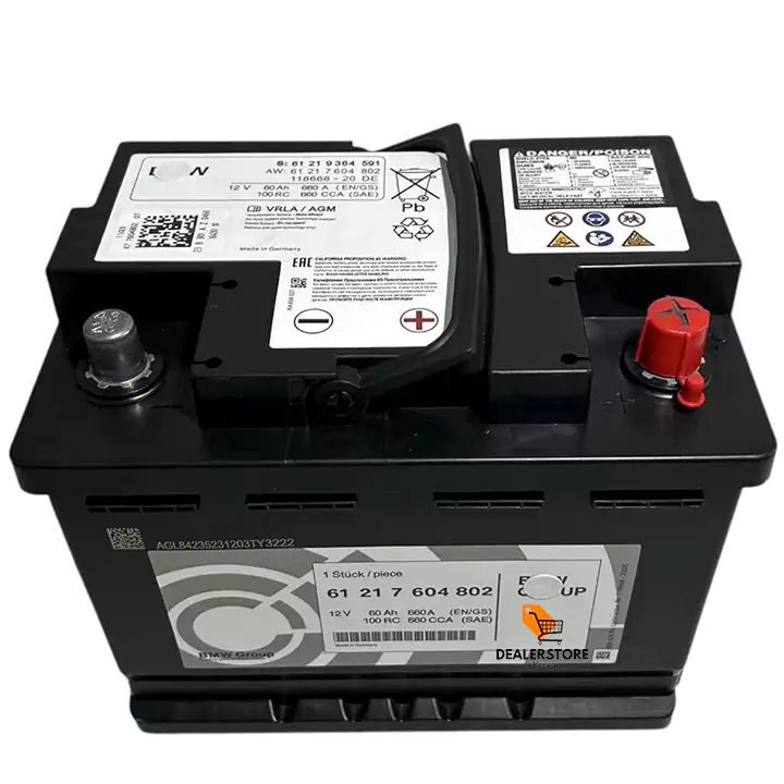 BMW OEM AGM DIN60 12V 60Ah 600CCA Car Battery