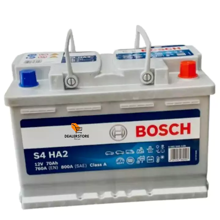 Bosch AGM DIN70 S4 HA2 (H6/L3) 12V 70Ah 760CCA Car Battery