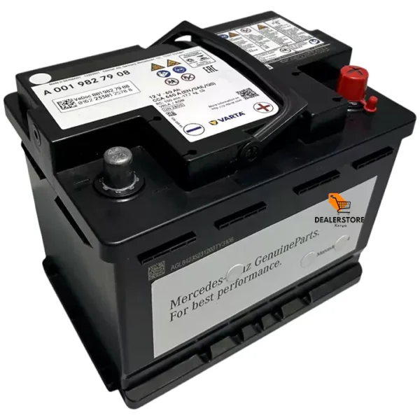Mercedes-Benz OEM AGM DIN60 12V 60Ah 660CCA Car Battery (A 001 982 79 08)