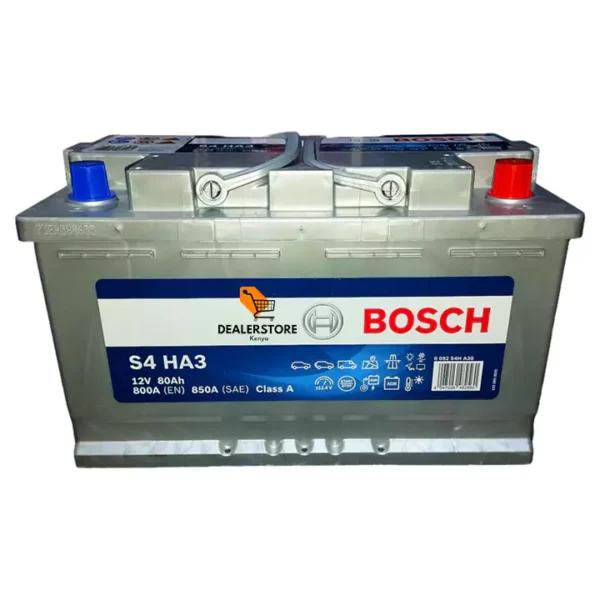 Bosch AGM DIN80 S4 HA3 12V 80Ah 850CCA Start-Stop Car Battery