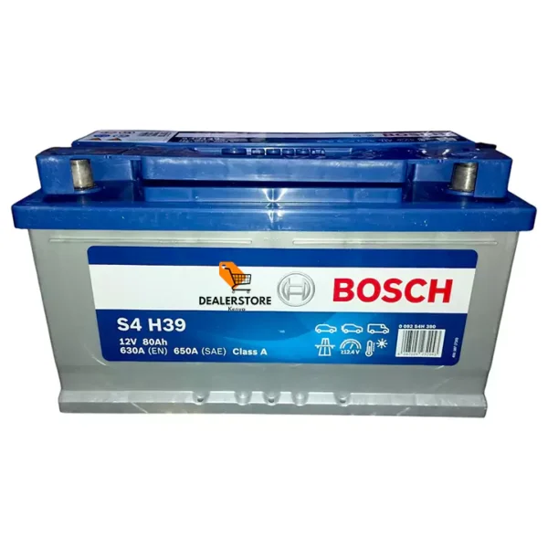 Bosch DIN80 S4 H39 12V 80Ah 630A Maintenance-Free Car Battery